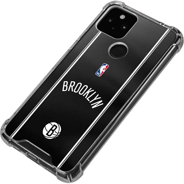 NBA Brooklyn Nets Jersey Google Pixel 5a 5G Clear Case