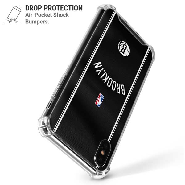 NBA Brooklyn Nets Jersey iPhone X/XS Clear Case