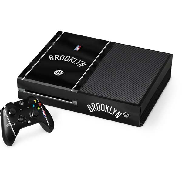 NBA Brooklyn Nets Jersey Xbox One Console and Controller Bundle Skin