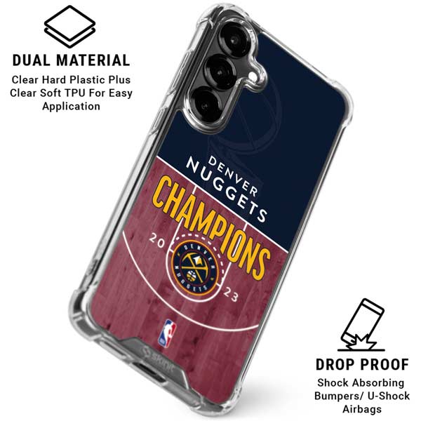 NBA Champions 2023: Denver Nuggets Galaxy S26 Plus Clear Case