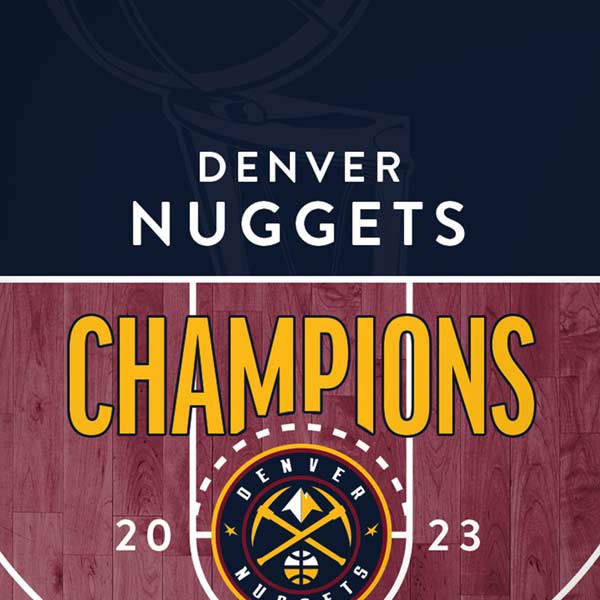 NBA Champions 2023: Denver Nuggets iPhone XS Pro Case