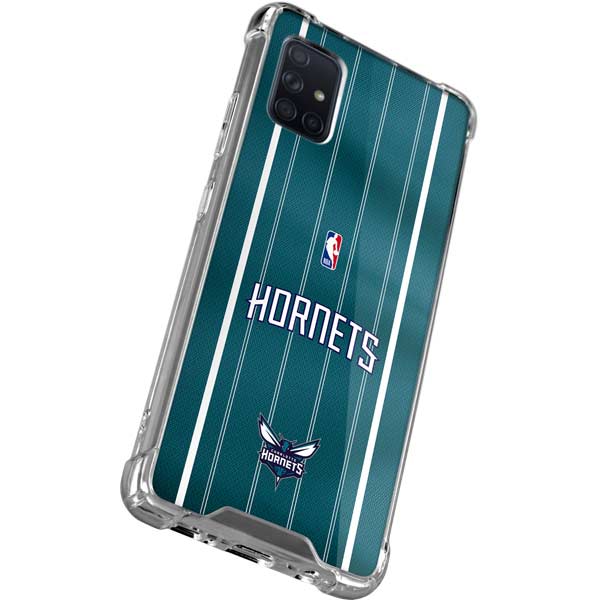 NBA Charlotte Hornets Jersey Galaxy A71 5G Clear Case