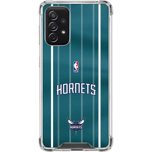 NBA Charlotte Hornets Jersey Galaxy A72 5G Clear Case