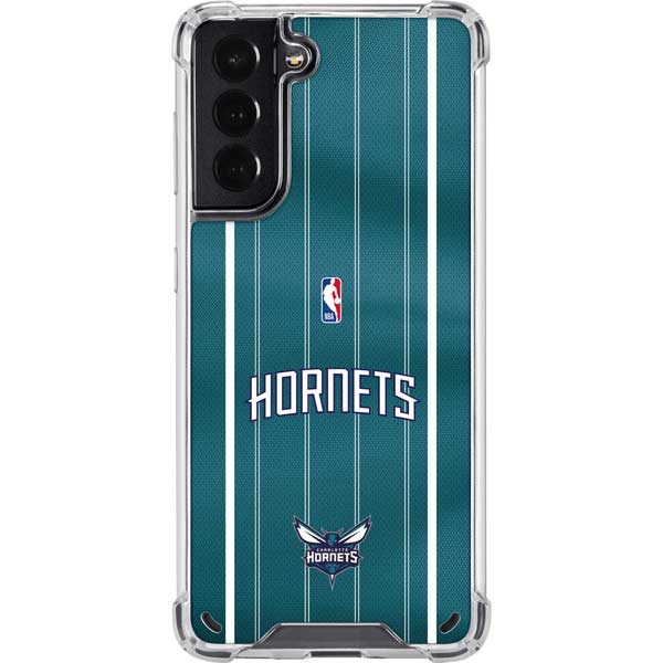 NBA Charlotte Hornets Jersey Galaxy S21 5G Clear Case