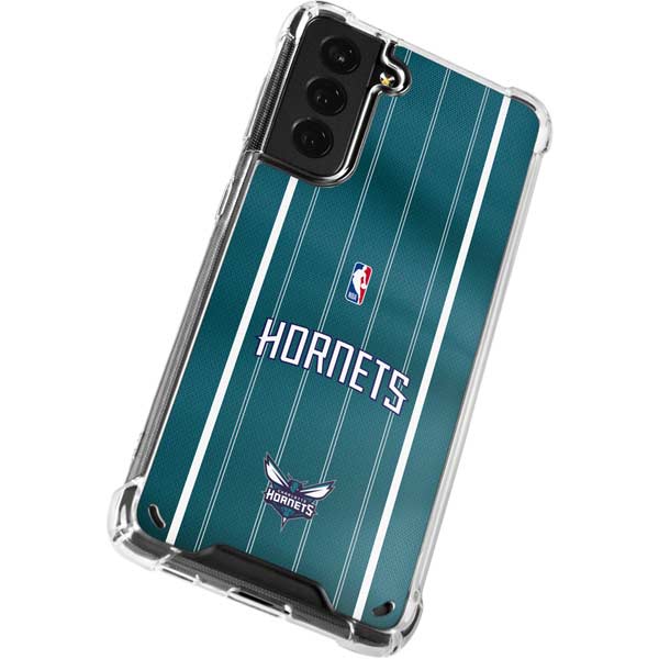 NBA Charlotte Hornets Jersey Galaxy S21 5G Clear Case