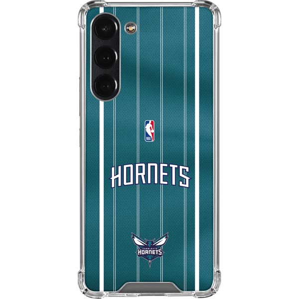 NBA Charlotte Hornets Jersey Galaxy S23 Plus Clear Case
