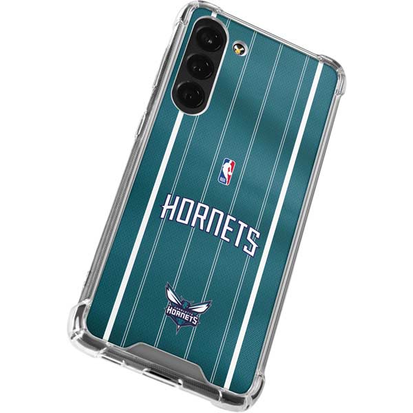 NBA Charlotte Hornets Jersey Galaxy S23 Plus Clear Case