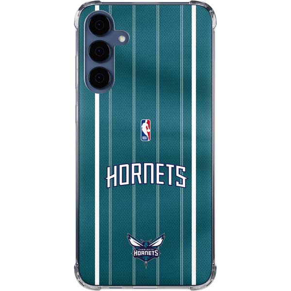 NBA Charlotte Hornets Jersey Galaxy S24 Clear Case