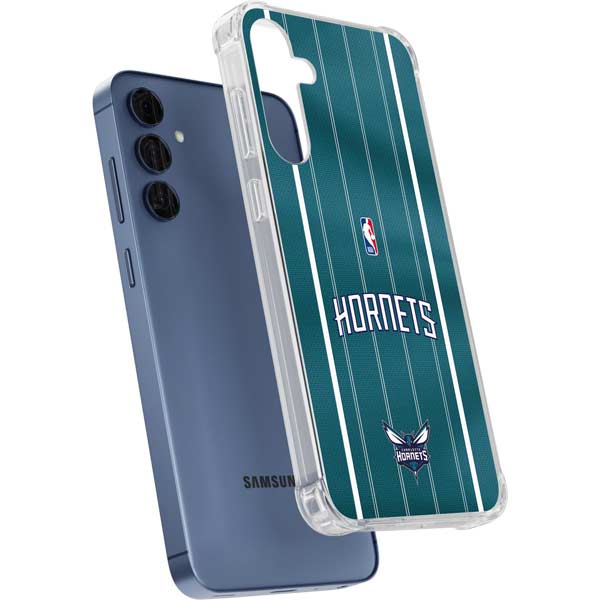 NBA Charlotte Hornets Jersey Galaxy S24 Clear Case