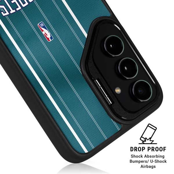 NBA Charlotte Hornets Jersey Galaxy S25 Ultra Kickstand Case