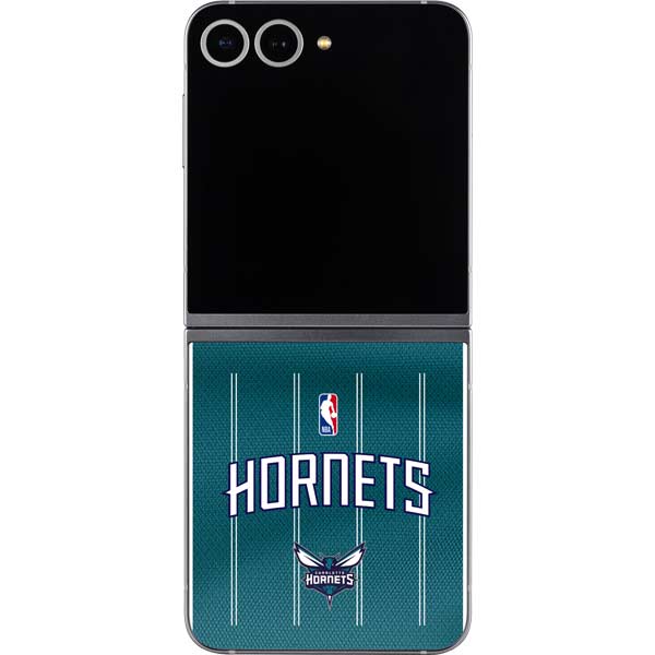 NBA Charlotte Hornets Jersey Galaxy Z Flip6 Skin