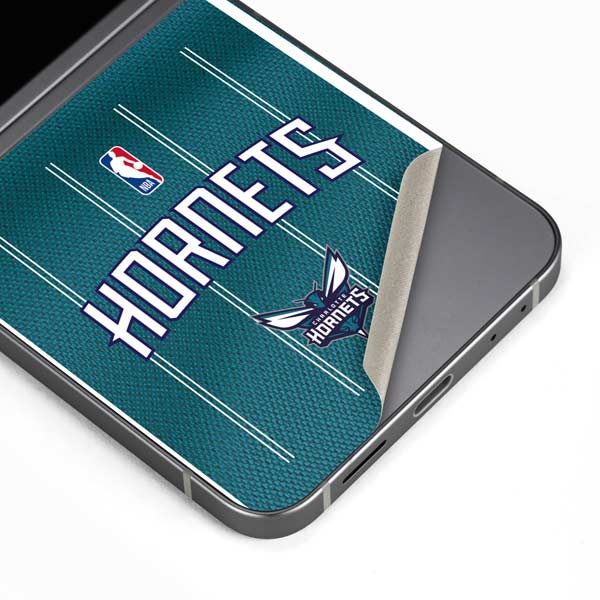 NBA Charlotte Hornets Jersey Galaxy Z Flip6 Skin