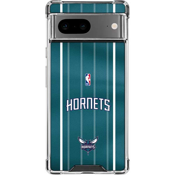NBA Charlotte Hornets Jersey Google Pixel 8 Clear Case
