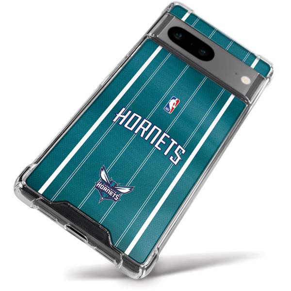 NBA Charlotte Hornets Jersey Google Pixel 8 Clear Case