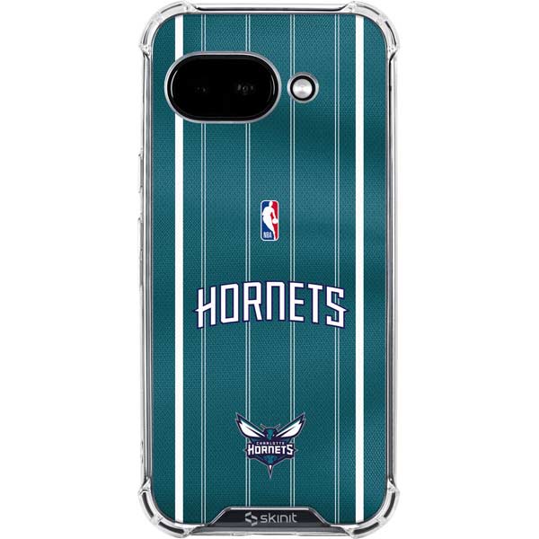 NBA Charlotte Hornets Jersey Google Pixel 9a Clear Case