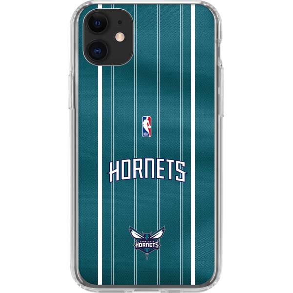 NBA Charlotte Hornets Jersey iPhone 11 Clear Case