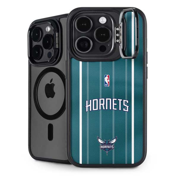 NBA Charlotte Hornets Jersey iPhone 14 Pro Max Kickstand Case