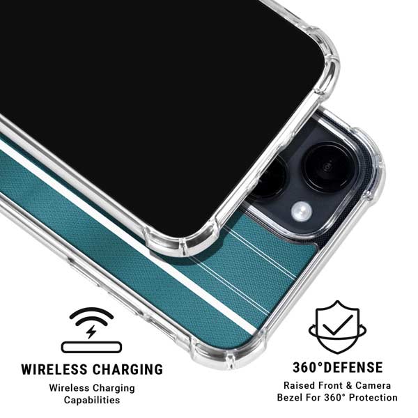 NBA Charlotte Hornets Jersey iPhone 15 Plus Clear Case