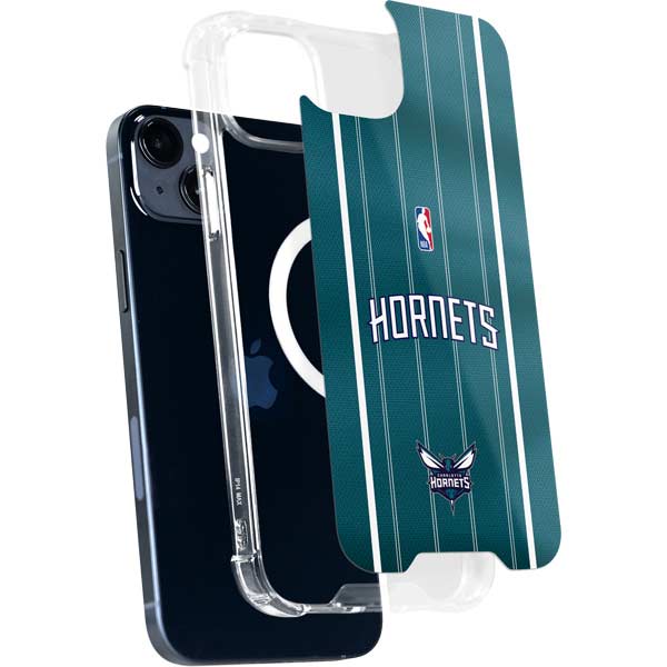 NBA Charlotte Hornets Jersey iPhone 15 Plus MagSafe Case