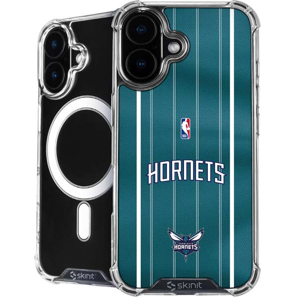 NBA Charlotte Hornets Jersey iPhone 16 Plus MagSafe Case
