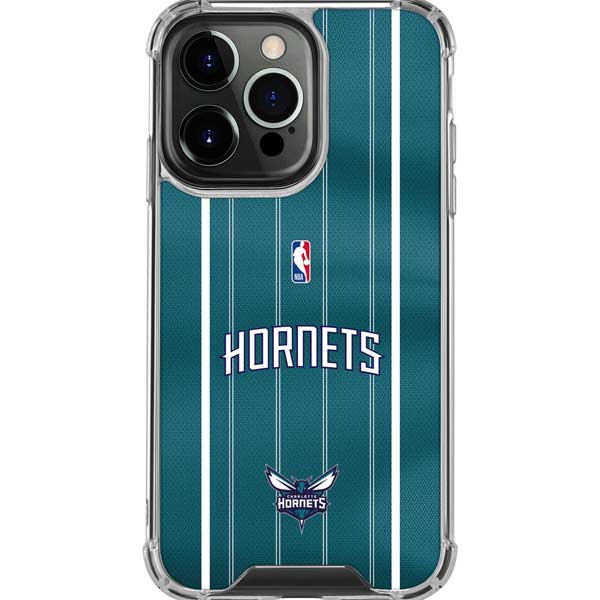 NBA Charlotte Hornets Jersey iPhone 16 Pro Max Clear Case