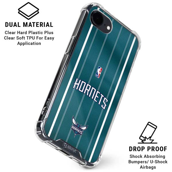 NBA Charlotte Hornets Jersey iPhone 16e Clear Case