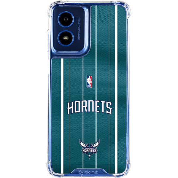NBA Charlotte Hornets Jersey Moto G Play 4G (2024) Clear Case