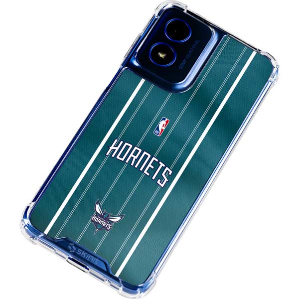 NBA Charlotte Hornets Jersey Moto G Play 4G (2024) Clear Case