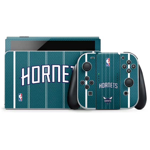 NBA Charlotte Hornets Jersey Nintendo Switch OLED (2021) Skin
