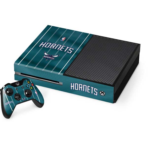NBA Charlotte Hornets Jersey Xbox One Console and Controller Bundle Skin