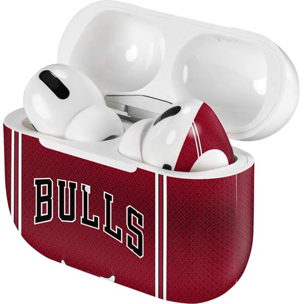 NBA Chicago Bulls Jersey AirPods Skins