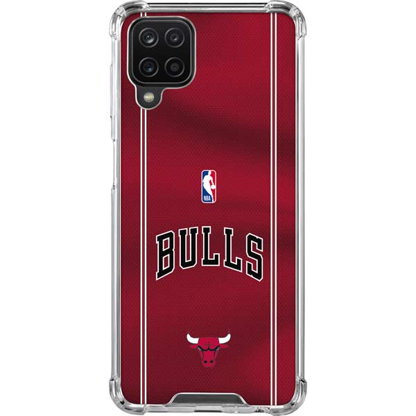 NBA Chicago Bulls Jersey Galaxy A12 Clear Case