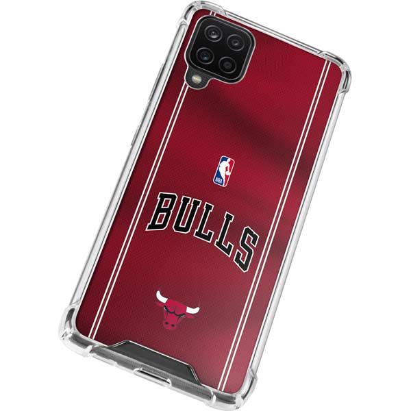 NBA Chicago Bulls Jersey Galaxy A12 Clear Case