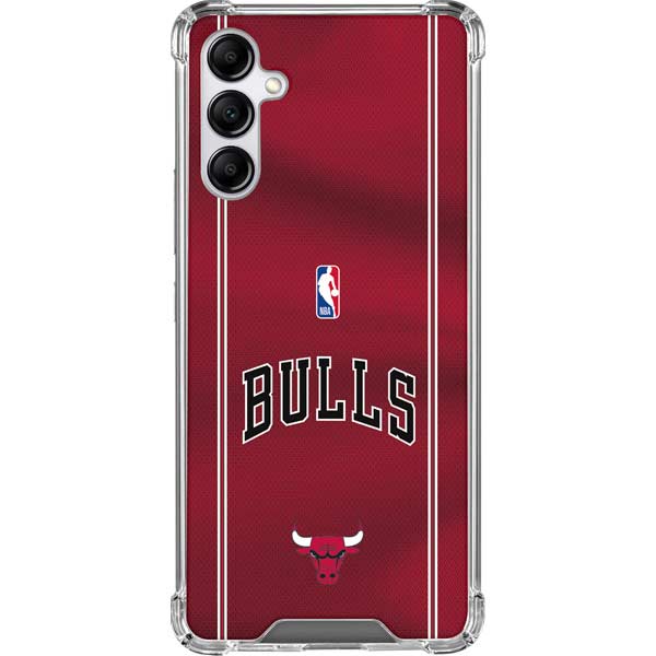 NBA Chicago Bulls Jersey Galaxy A14 5G Clear Case
