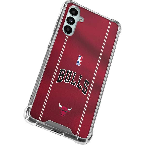 NBA Chicago Bulls Jersey Galaxy A14 5G Clear Case