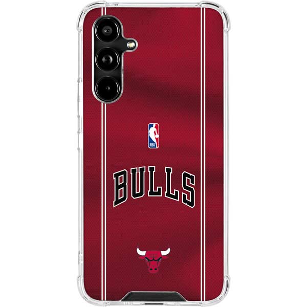 NBA Chicago Bulls Jersey Galaxy A54 5G Clear Case