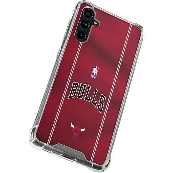 NBA Chicago Bulls Jersey Galaxy A54 5G Clear Case