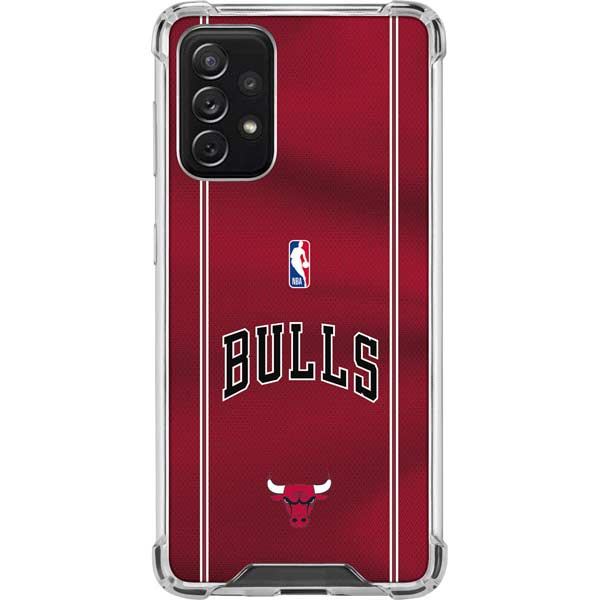 NBA Chicago Bulls Jersey Galaxy A72 5G Clear Case