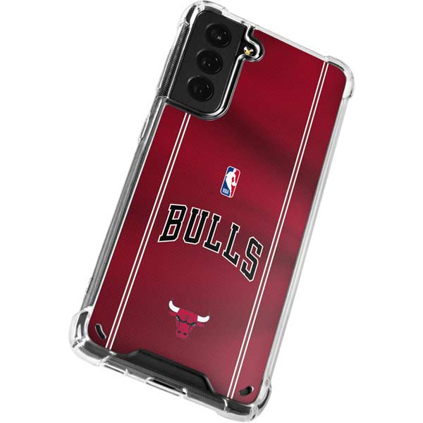 NBA Chicago Bulls Jersey Galaxy S21 5G Clear Case