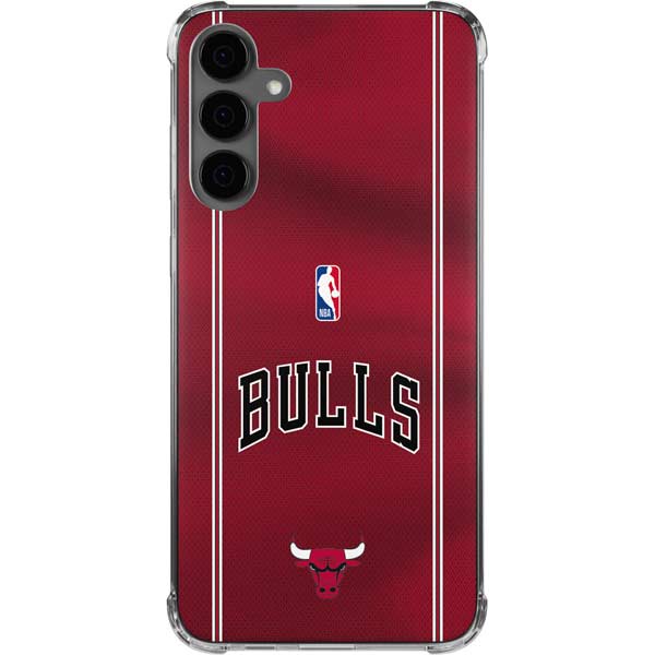 NBA Chicago Bulls Jersey Galaxy S24 Plus Clear Case