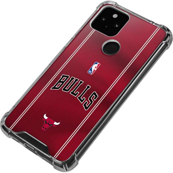 NBA Chicago Bulls Jersey Google Pixel 4a 5G Clear Case