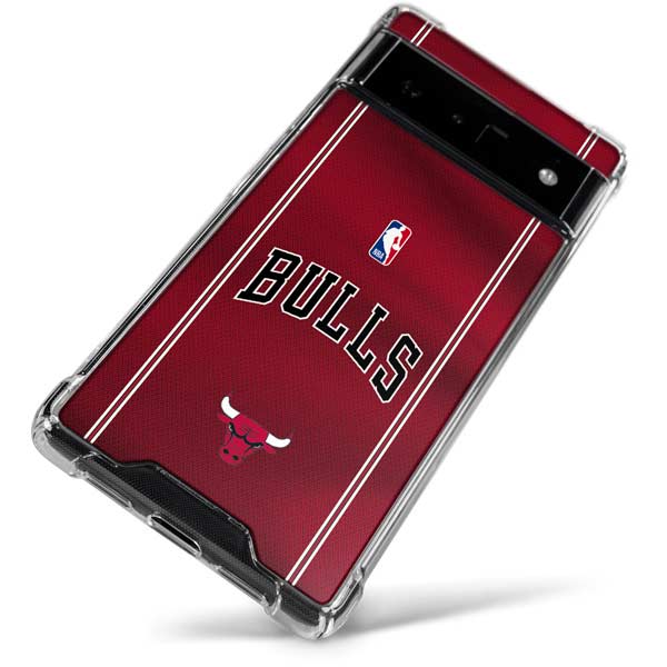 NBA Chicago Bulls Jersey Google Pixel 6 Clear Case