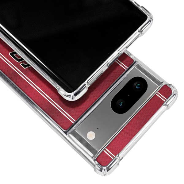 NBA Chicago Bulls Jersey Google Pixel 8 Clear Case