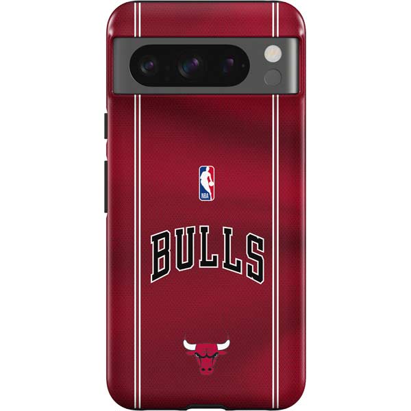 NBA Chicago Bulls Jersey Pixel Cases