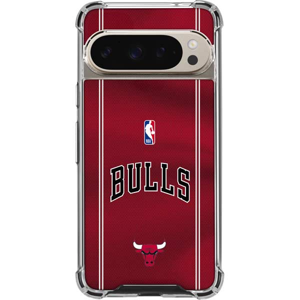 NBA Chicago Bulls Jersey Google Pixel 9/9 Pro Clear Case