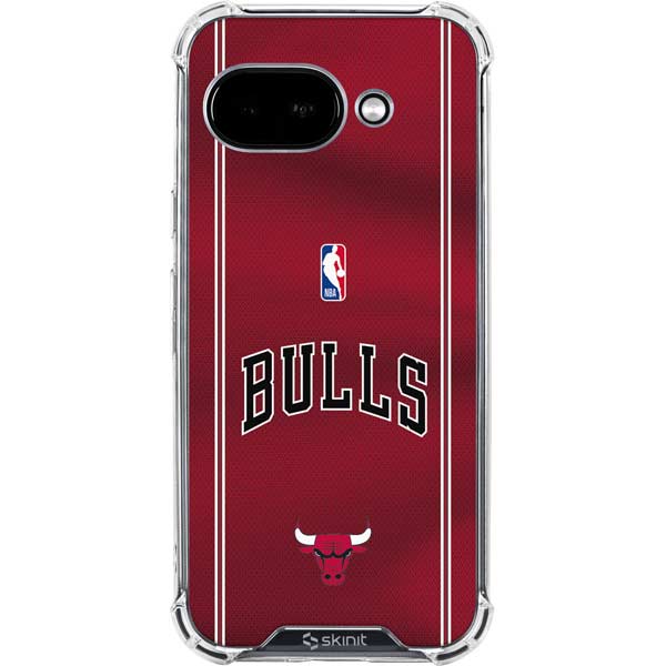 NBA Chicago Bulls Jersey Google Pixel 9a Clear Case
