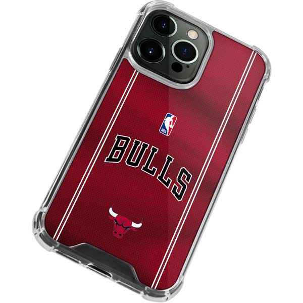 NBA Chicago Bulls Jersey iPhone 14 Pro Clear Case