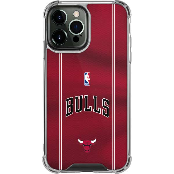 NBA Chicago Bulls Jersey iPhone 14 Pro Max Clear Case