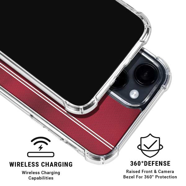NBA Chicago Bulls Jersey iPhone 15 Plus Clear Case
