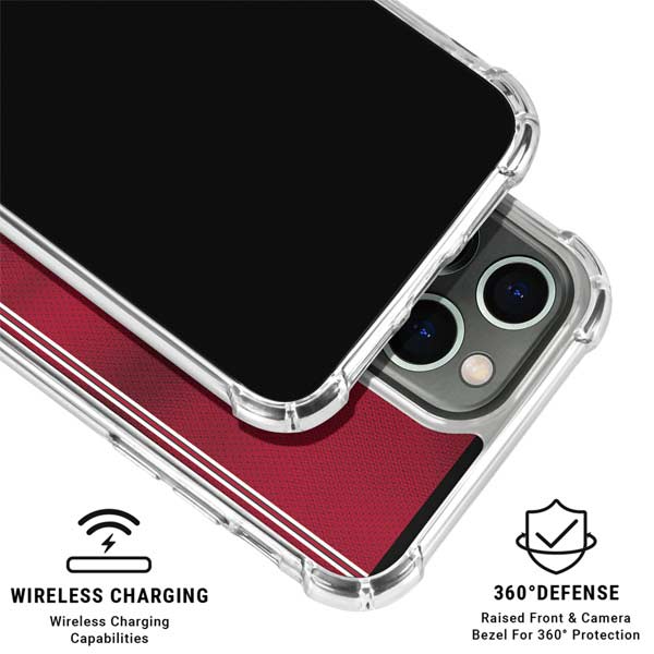 NBA Chicago Bulls Jersey iPhone 16 Pro Clear Case